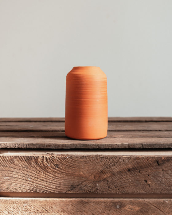 vase en grés rouge de Noron - Acoma