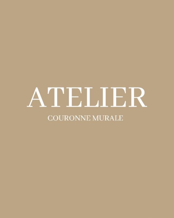 atelier privé couronne murale en fleurs séchées
