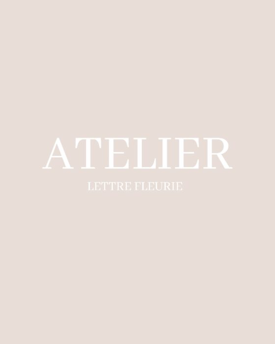 atelier confection de lettre fleurie