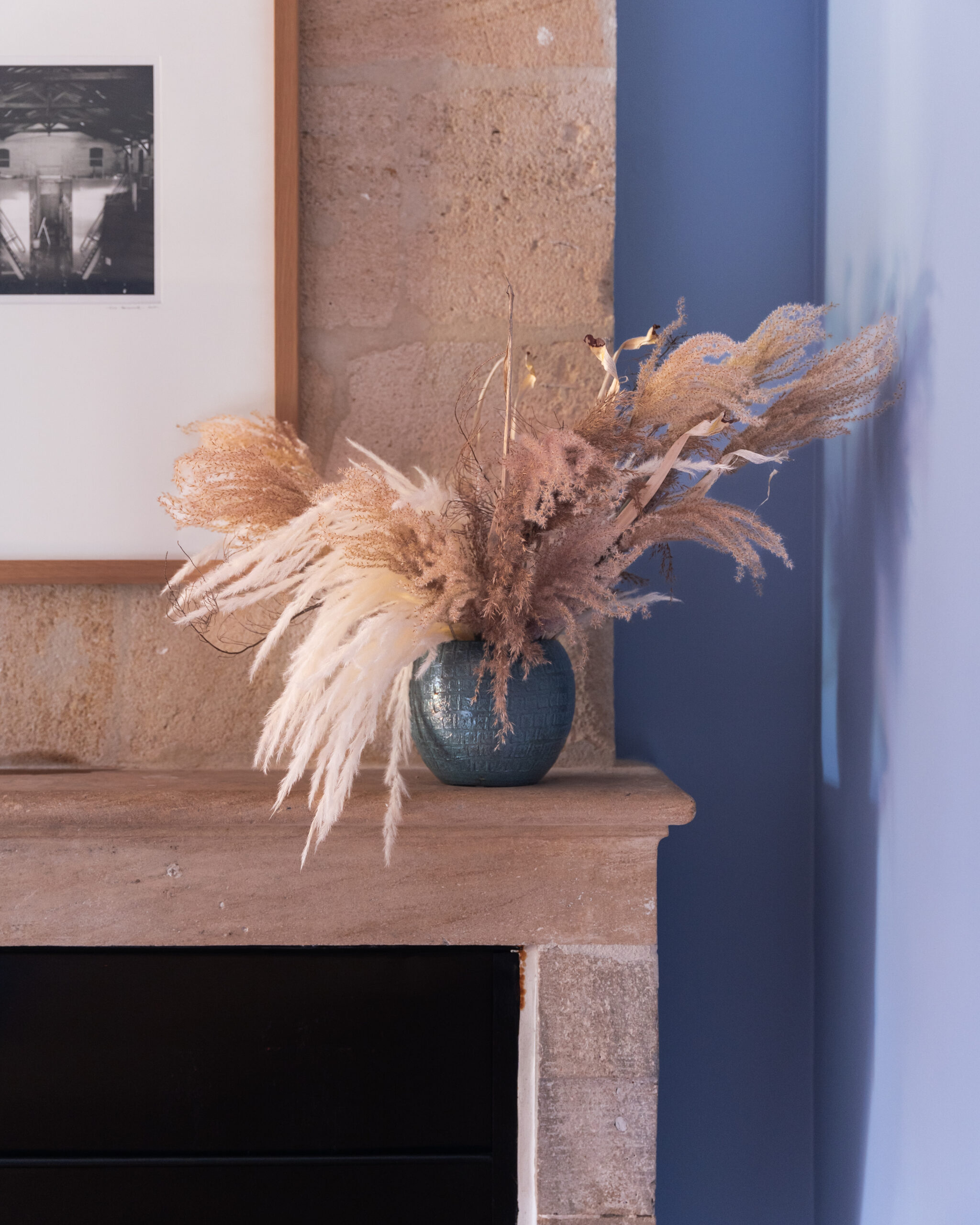 composition florale boheme chic